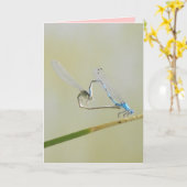 De Liefde van de libel Kaart (Gele Bloem)