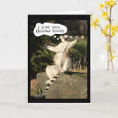 De Liefde van de maki u Deze veel Grappige Dag van Kaart (Gele Bloem)