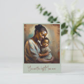 "DE LIEFDE VAN DE MOEDER" BRIEFKAART (Staand voorkant)