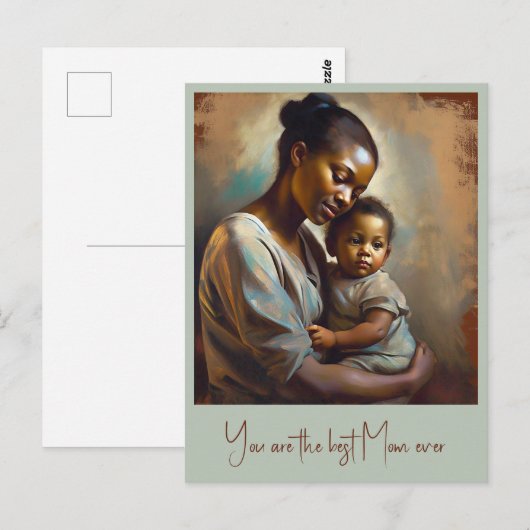 "DE LIEFDE VAN DE MOEDER" BRIEFKAART (Voorkant / Achterkant)