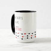 De liefde van de moeder eindigt nooit | Moederdag Mok (Voorkant links)