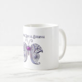 De liefde van de moeder is de Mok van de etherisch (Voorkant rechts)