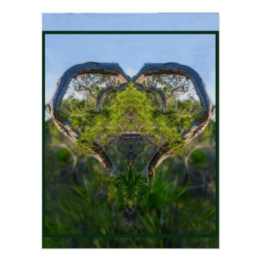 De liefde van de Natuur Faux Wrapped Canvas Perfect Poster (Voorkant)