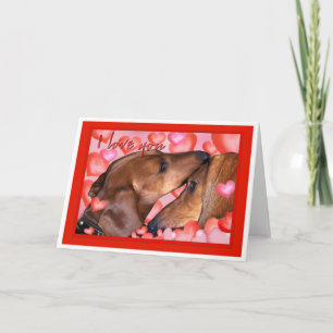 De Liefde van de tekkel - Valentijnsdag Feestdagen Kaart