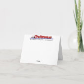 De Liefde van de tractor danken-Uw Kaart van de (Achterkant)