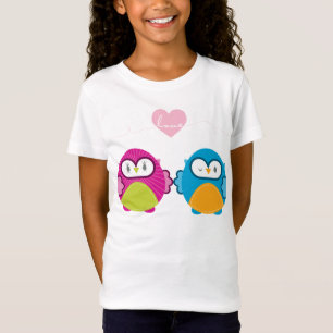 DE LIEFDE VAN DE UIL:: helder meisje + jongen T-shirt