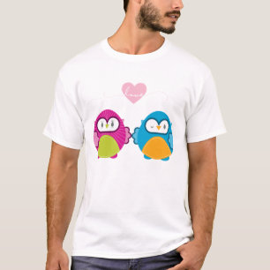 DE LIEFDE VAN DE UIL:: helder meisje + jongen T-shirt