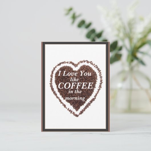 De liefde van de Valentijnsdag u houdt van het Feestdagenkaart (Staand voorkant)