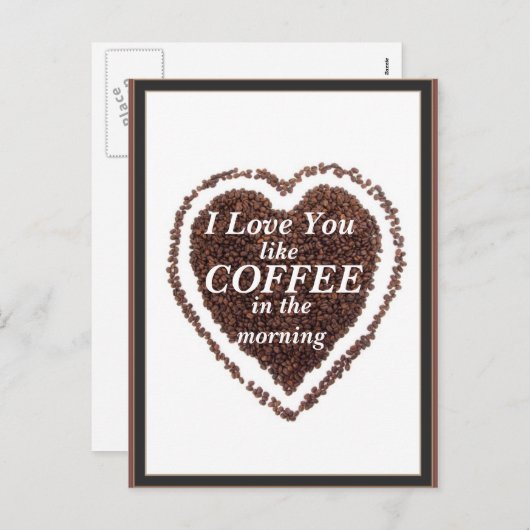 De liefde van de Valentijnsdag u houdt van het Feestdagenkaart (Voorkant / Achterkant)