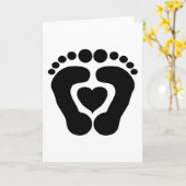 De Liefde van de voet Kaart (Gele Bloem)