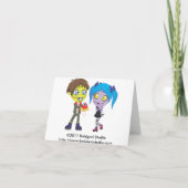 De Liefde van de zombie Feestdagen Kaart (Achterkant)
