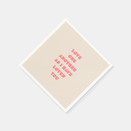 De liefde van Één andere John 13 Bijbelse Schrift  Servet (Hoek)