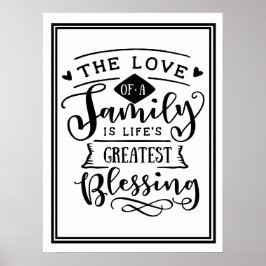 De liefde van een familiePoster Poster