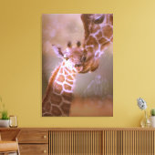 De liefde van een moeder canvas afdruk (Insitu (Woonkamer))