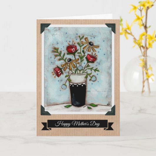 De Liefde van een Moeder - de Kaart van het (Gele Bloem)