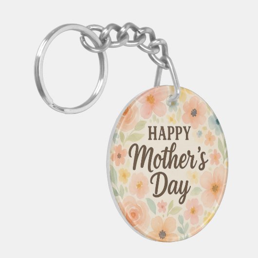 De liefde van een moeder - Doodle Charm Sleutelhan Sleutelhanger (Voorkant Links)