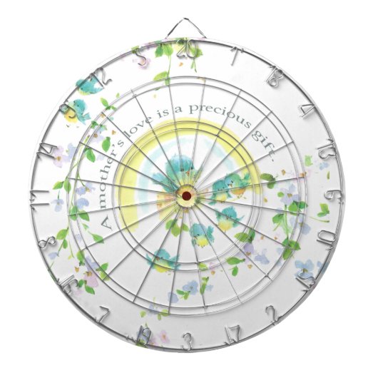 De liefde van een moeder is een kostbaar geschenk dartbord (Voorkant)