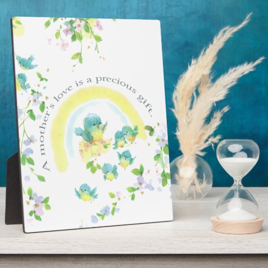 De liefde van een moeder is een kostbaar geschenk fotoplaat (Zijkant)
