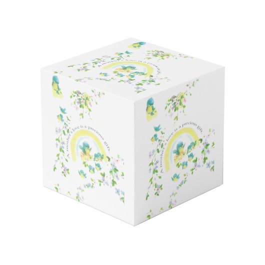 De liefde van een moeder is een kostbaar geschenk kubus (Voorkant hoekig)