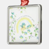 De liefde van een moeder is een kostbaar geschenk metalen ornament (Links)
