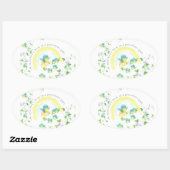 De liefde van een moeder is een kostbaar geschenk ovale sticker (Vel)