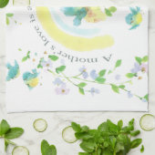 De liefde van een moeder is een kostbaar geschenk theedoek (Gevouwen)