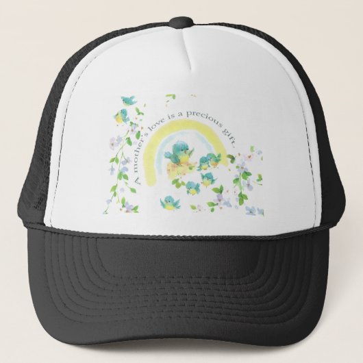 De liefde van een moeder is een kostbaar geschenk trucker pet (Voorkant)