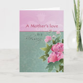 de liefde van een moeder is een zegen, gelukkig kaart (Voorkant)