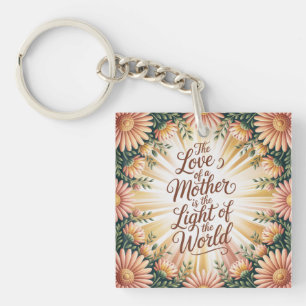 De Liefde Van Een Moeder Is Het Licht Van De Werel Sleutelhanger