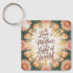 De Liefde Van Een Moeder Is Het Licht Van De Werel Sleutelhanger