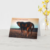 De liefde van een moeder kaart (Gele Bloem)