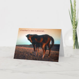 De liefde van een moeder kaart