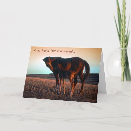 De liefde van een moeder kaart (Voorkant)