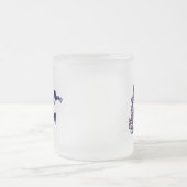 De liefde van een moeder matglas koffiemok (Center)