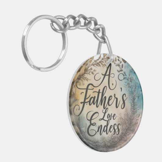 De liefde van een vader is eindeloos sleutelhanger (Voorkant Links)