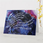 "De Liefde van God" 5.5x8.5 Gevouwen Wenskaart Kaart (Gele Bloem)