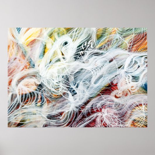 De liefde van God door Georgiana Houghton Poster (Voorkant)