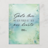 De liefde van God is in onze harten gegoten Briefkaart (Voorkant)