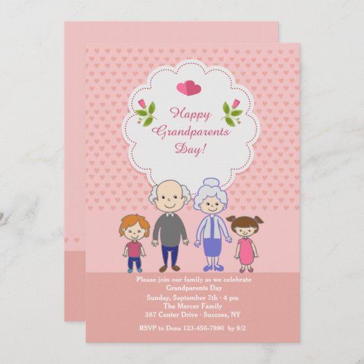 De liefde van grootouders is eindeloos kaart (Voorkant / Achterkant)