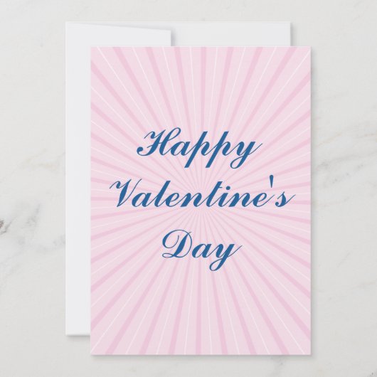 De liefde van het hart Flat Save The Date Kaart (Achterkant)