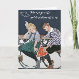 De Liefde van het klaslokaal Feestdagen Kaart