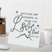 De liefde van het Ontwerp van de Manuscript van Go Reclamebord Met Voetstuk (Insitu)