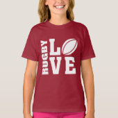De Liefde van het rugby T-shirt (Voorkant)