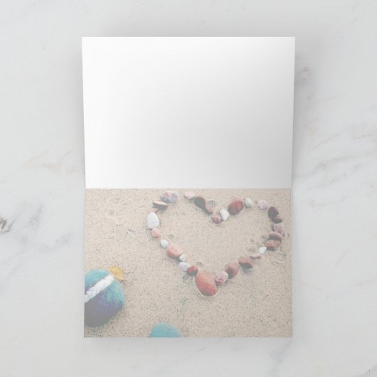 De Liefde van het strand Kaart (Binnen)