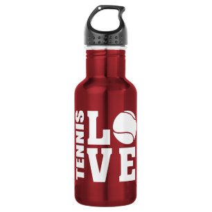 De Liefde van het tennis Waterfles