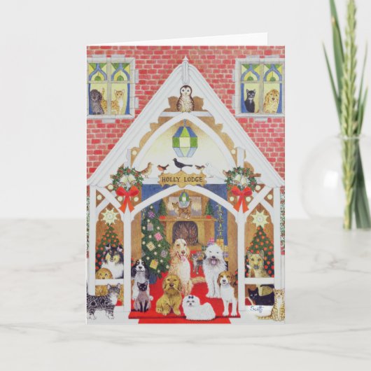 De liefde van Hulst brengt onder Feestdagen Kaart (Voorkant)