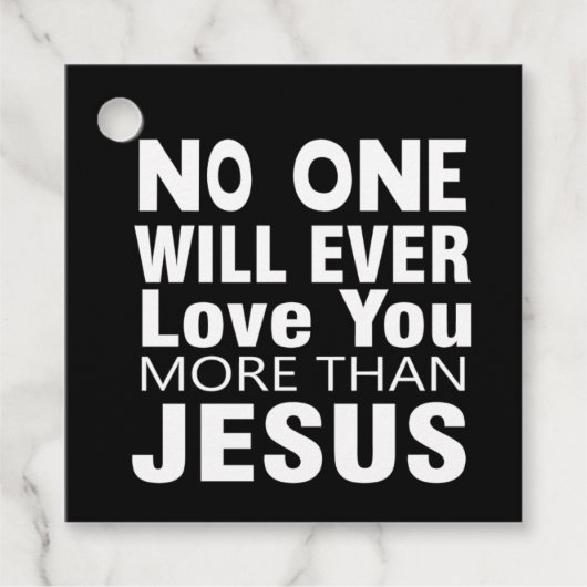 De liefde van Jezus Bedankjes Labels (Voorkant)