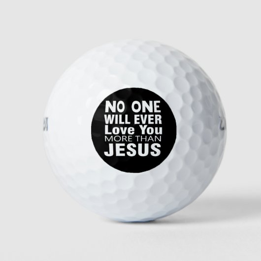 De liefde van Jezus Golfballen (Voorkant)