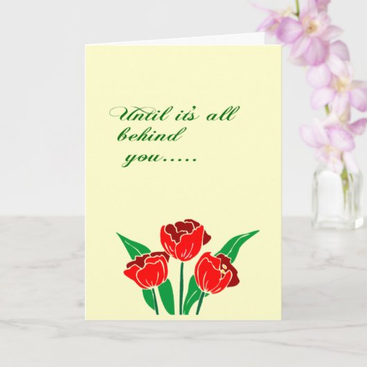De liefde van Jezus inspirerende steun Kaart (Orchidee)