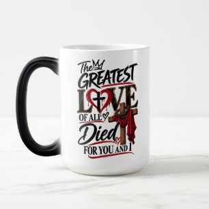 De liefde van Jezus is onvoorwaardelijk Magische Mok